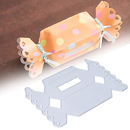 Premium Metal Cutting Dies for DIY Crafts - Box Die Candy Shape Emboss Stencil Templates for Scrapbooking, Card Making & Gift Wrapping | Perfect for Home Decor, Wedding Invitations & Party Favors