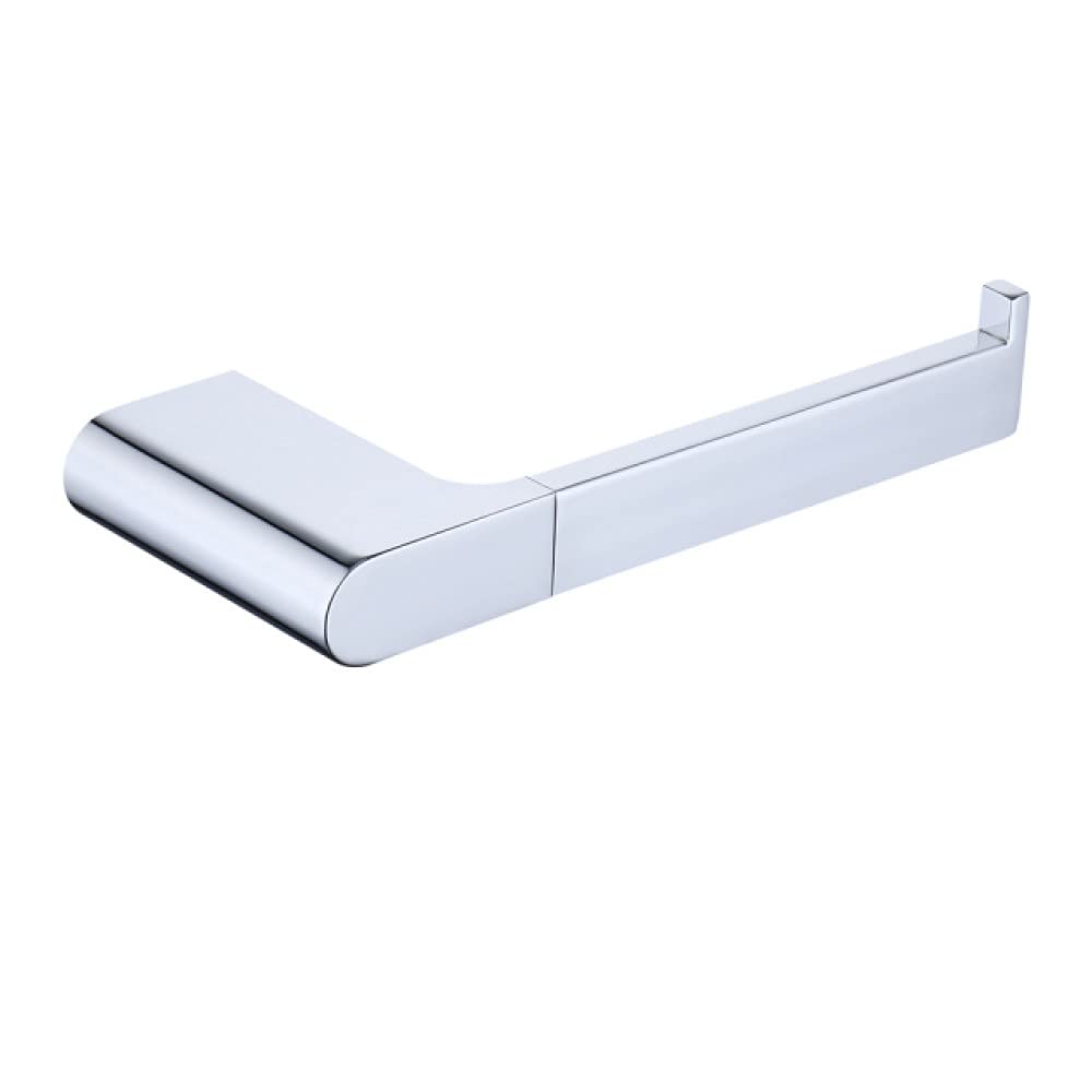 Heavy Duty Stainless Steel Toilet Paper Holder - Wall Mount Bathroom Tissue Roll Hanger - Chrome Finish WC Accessory for Home, Office & Commercial Use