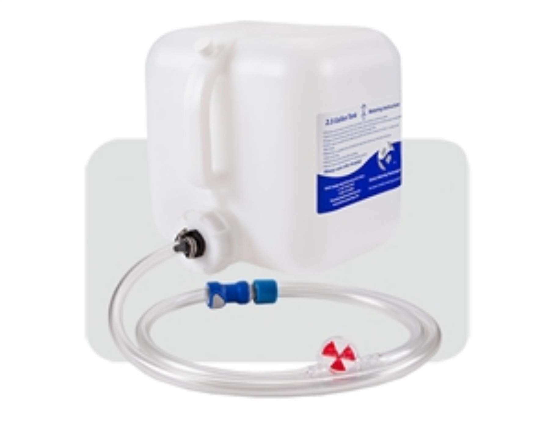 2.5 Gallon Gravity Feed Water Dispenser Tank - Portable Outdoor Camping, Hiking, Emergency Water Storage (Blue)