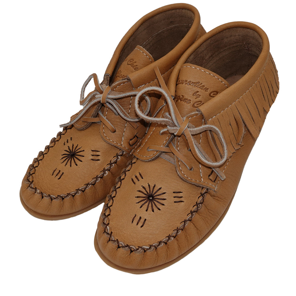 Women's Comfortable Rubber Sole Fringe Ankle Moccasin Shoes - Boho Style Casual Slip-On for Walking, Travel & Everyday Wear