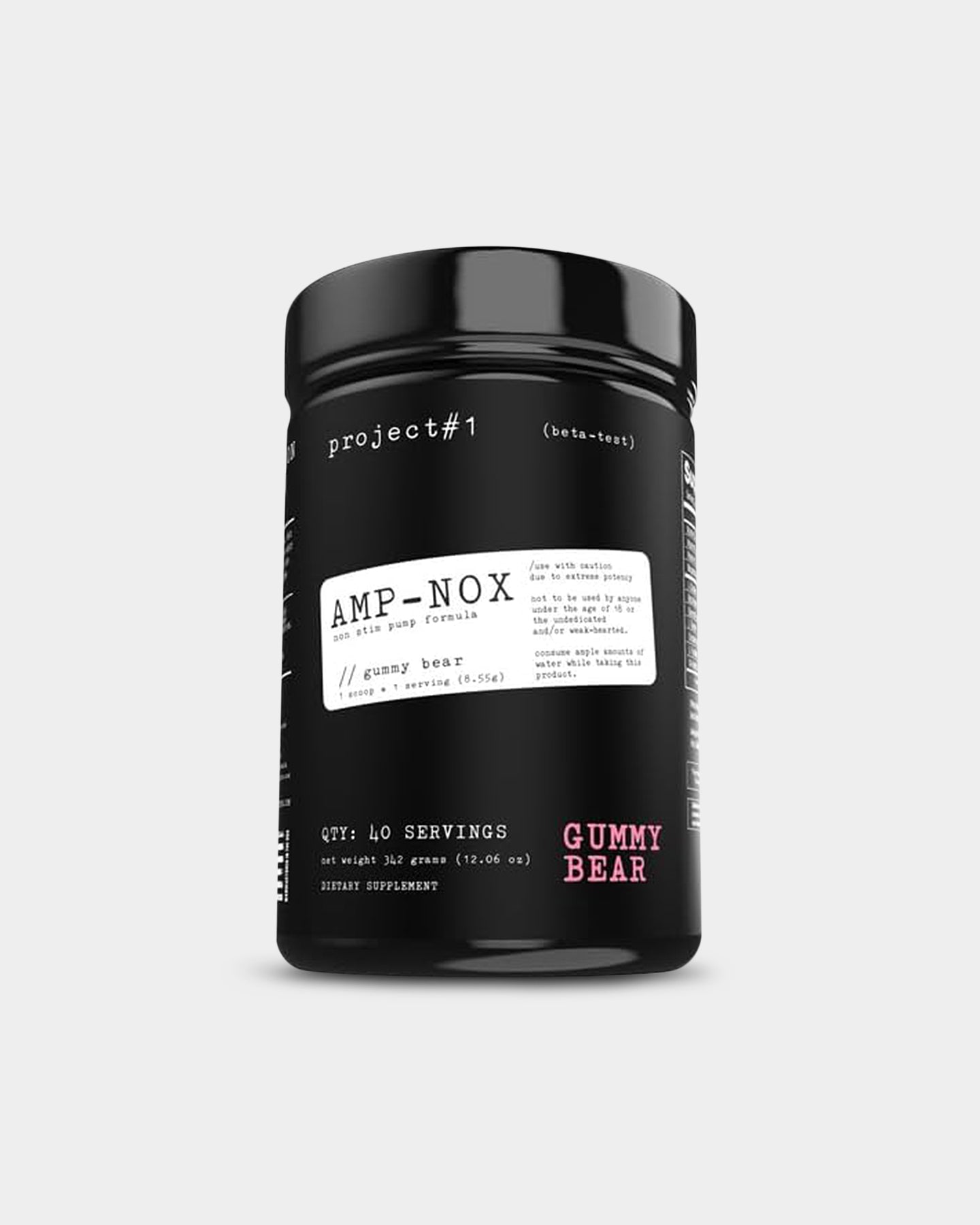 Project#1 Nutrition Amp Nox Pre Workout Powder - Energy & Focus Booster for Gym, Fitness & Bodybuilding - Best for Intense Training & Muscle Recovery