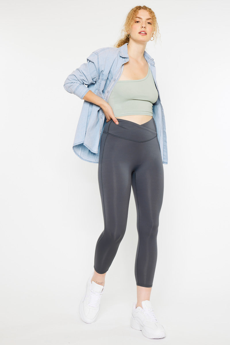 Venus Mid Rise Active Leggings for Women - High Waist Yoga Pants with Pockets - Perfect for Workout, Running, Gym & Lounge Wear