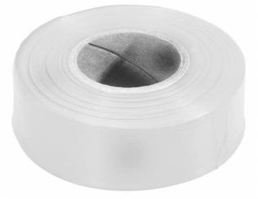 Irwin #65904ZR 300-Foot White Flagging Tape - Durable Surveyor Marking Tape for Construction, Landscaping & Outdoor Projects