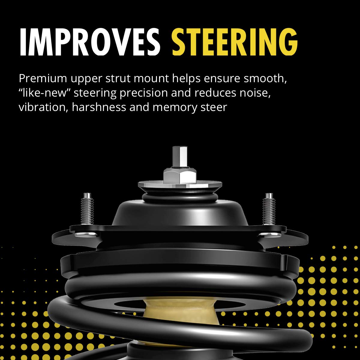 Monroe Quick-Strut 171667 Complete Strut Assembly with Coil Spring - Front or Rear Suspension Replacement for Smooth Ride & Easy Installation | Perfect for Trucks, SUVs, and Sedans