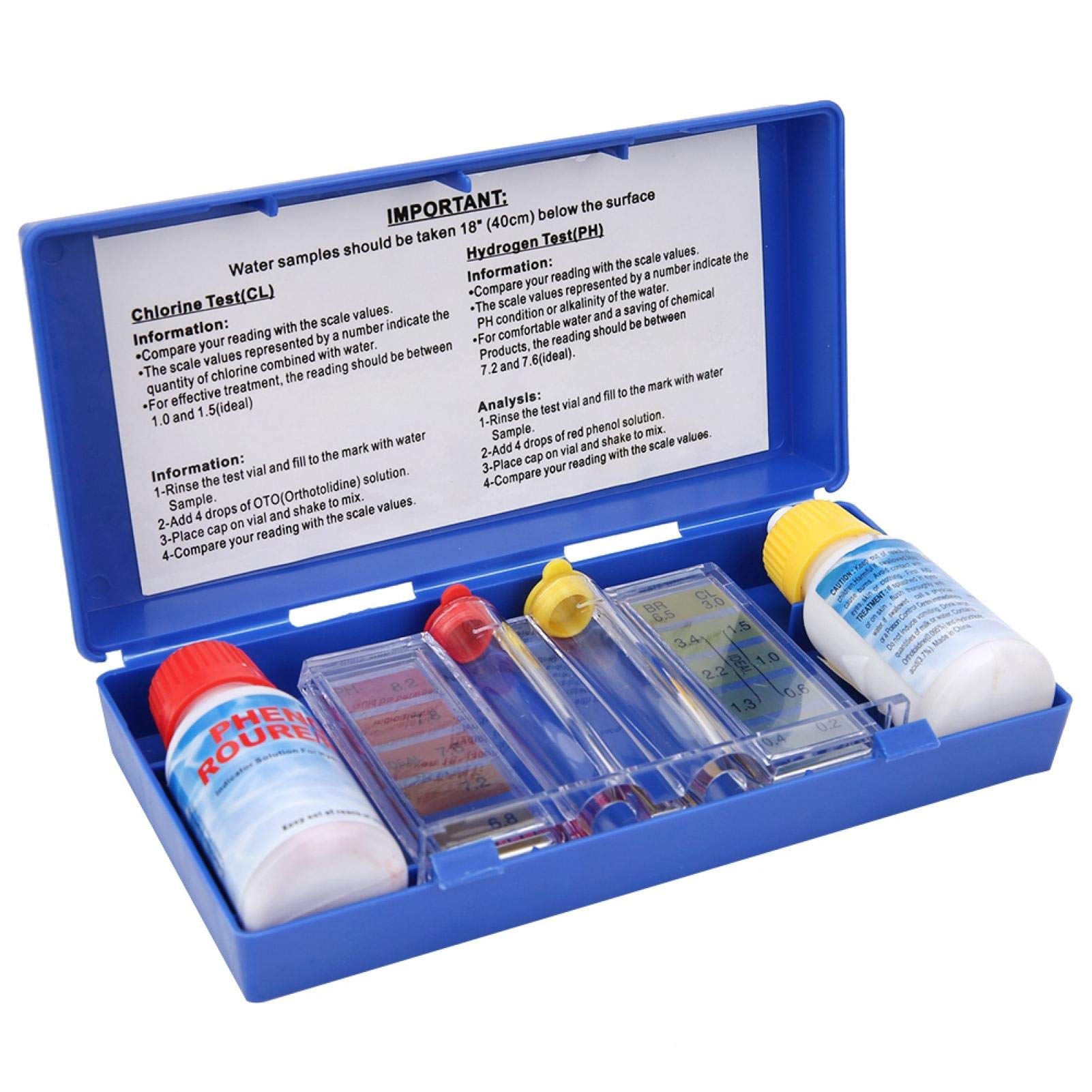 Portable pH Tester Kit - Accurate Water Testing for Swimming Pools, Hot Springs & Aquariums | Easy-to-Use Digital pH Meter for Outdoor, Home & Lab Water Quality Analysis