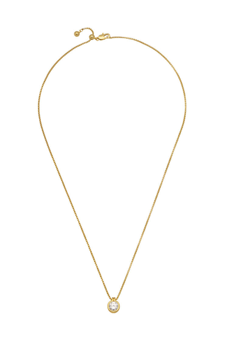 CZ Cubic Zirconia Pendant Necklace for Women - Elegant & Sparkling Jewelry Gift for Birthday, Anniversary, Valentine's Day