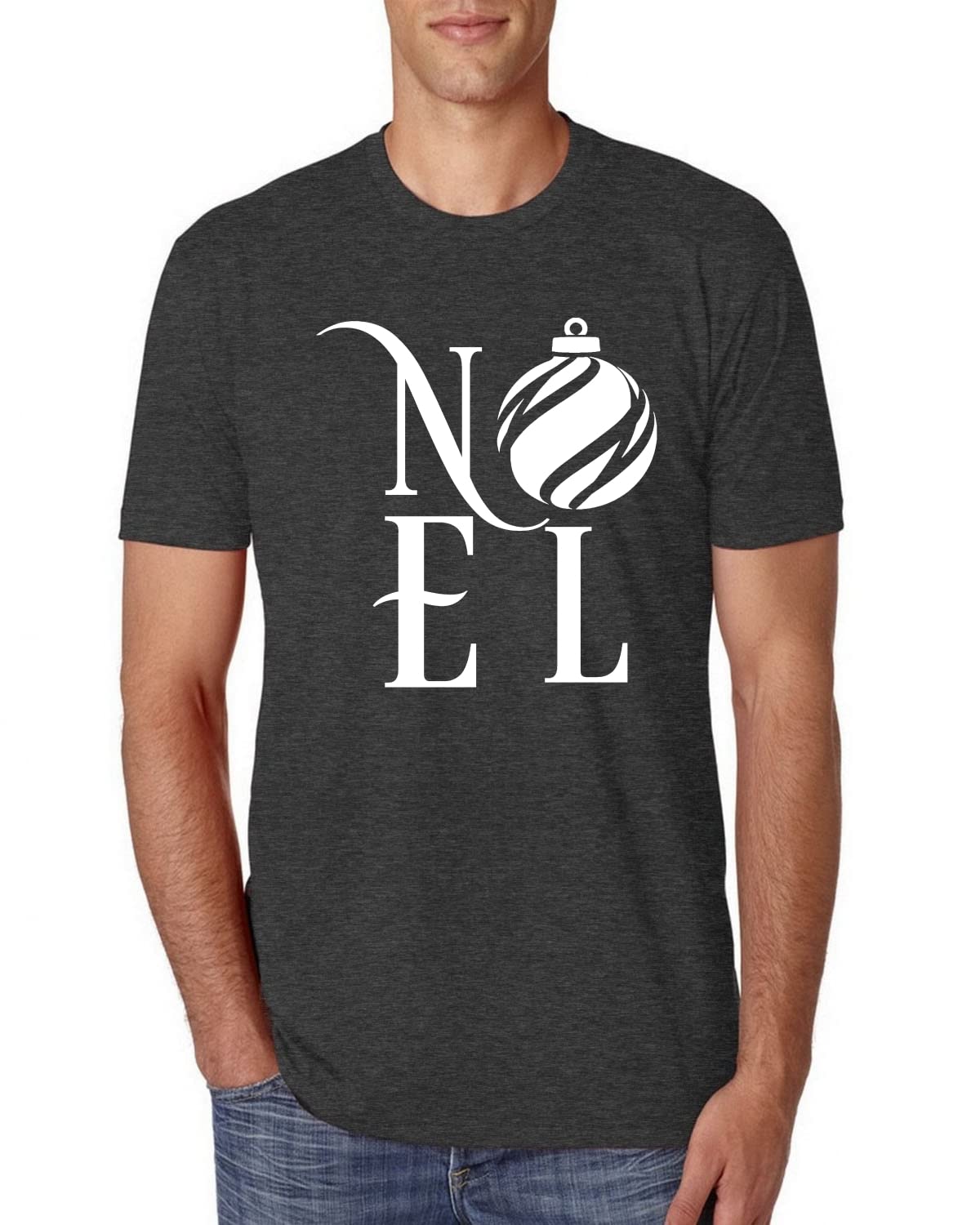 Premium Tri-Blend Christmas T-Shirt for Men - Merry Noel Holiday Gift - Perfect for Parties, Family Gatherings & Festive Celebrations