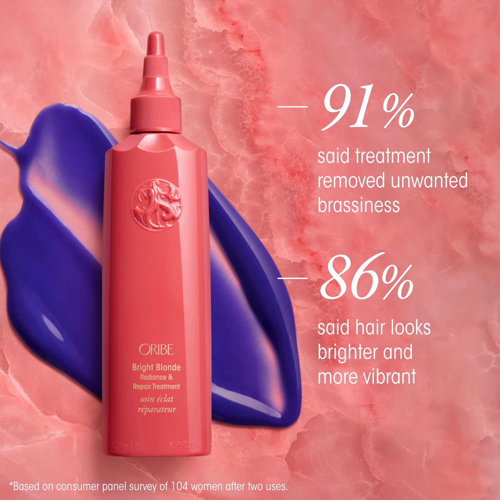 Bright Blonde Radiance & Repair Treatment - Professional Hair Care for Blonde Highlights & Damaged Hair - Perfect for Salon Use & At-Home Hair Treatment
