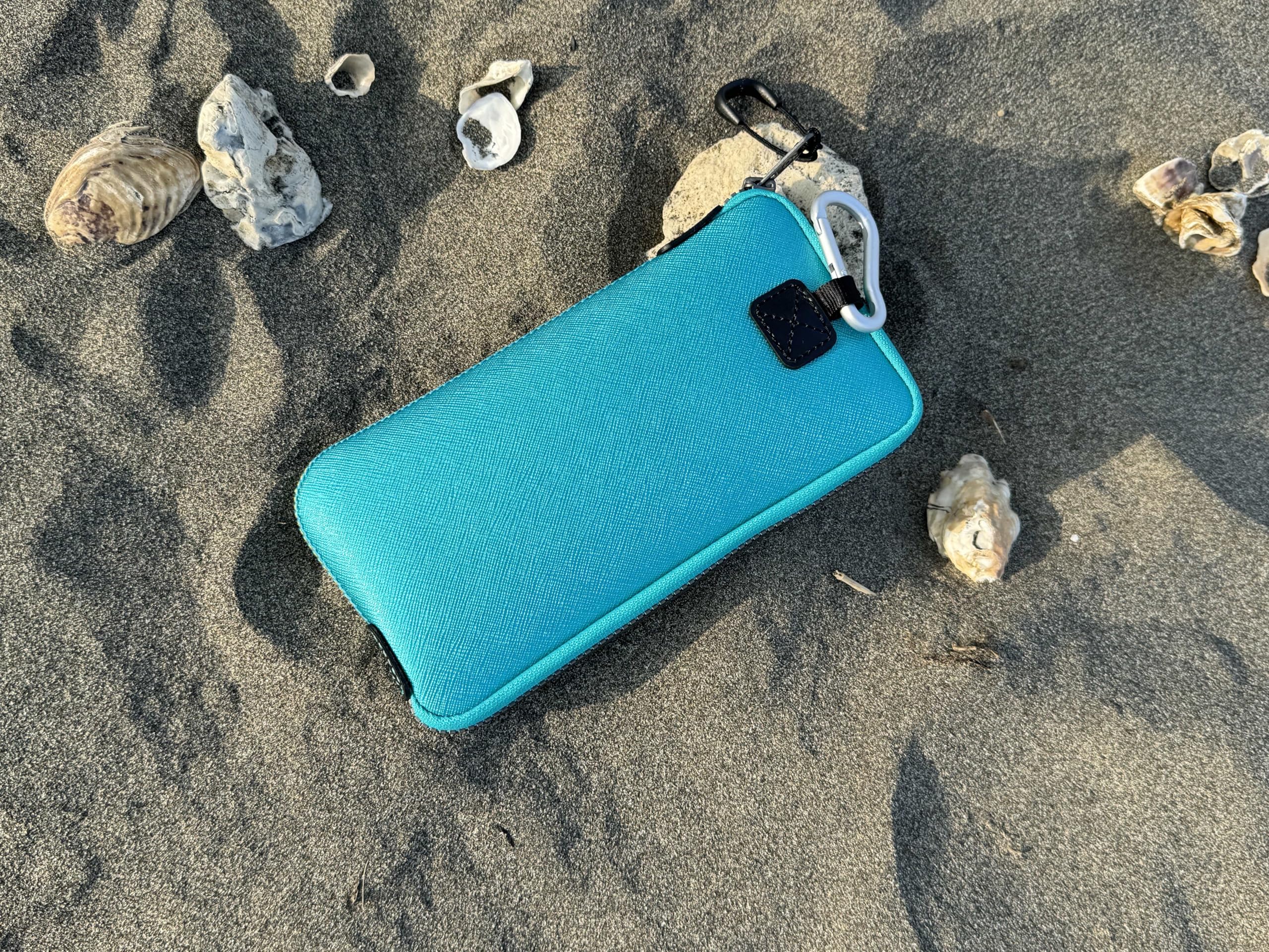 Ultra Slim Lightweight Phone Pouch Sleeve Case - Durable Protective Cover with Secure Clip for 6.1