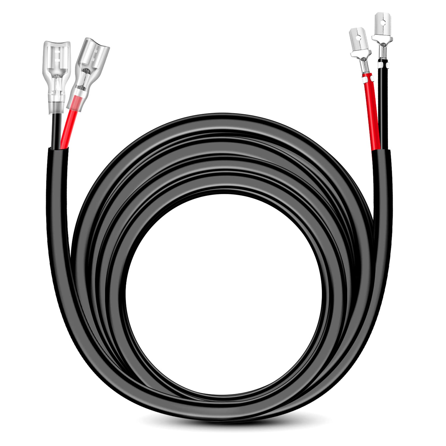 Nilight 14 AWG 10 Feet Wiring Harness Extension Kit for LED Work Light Bar, Pods, Off-Road & Fog Lights - Waterproof & Durable for Trucks, Boats, ATVs (2-Year Warranty) - Perfect for Off-Roading, Marine & Emergency Lighting