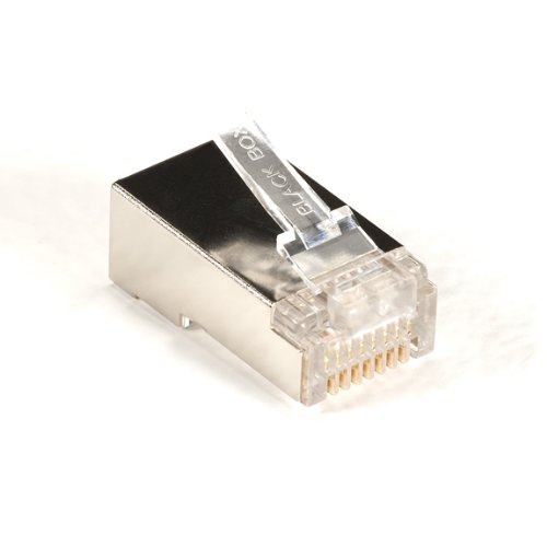 100-Pack CAT5e Shielded RJ45 Modular Plugs - High Speed Ethernet Connectors for Network Cabling, Home & Office Installations, Server Rooms, and Data Centers
