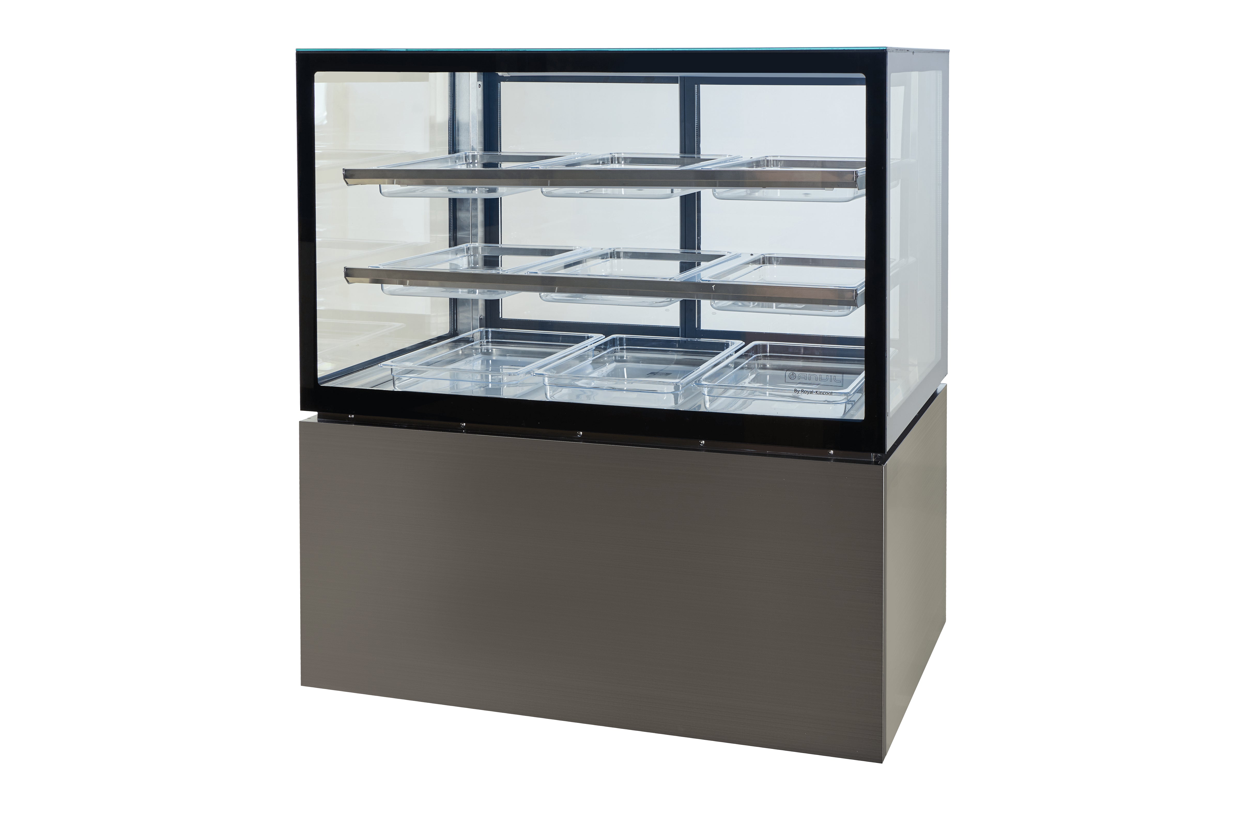 Premium Anvil Salad Showcase 900 DSS3830 - Commercial Refrigerated Display Case for Restaurants, Delis & Supermarkets - Perfect for Fresh Salad Storage and Presentation