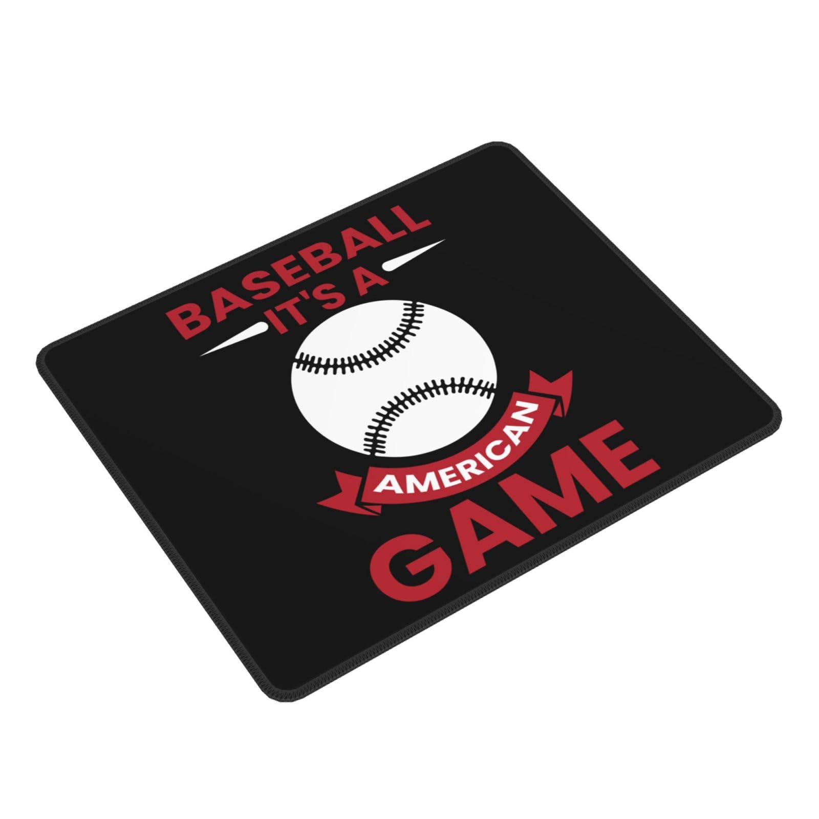 SIYTUAU American Baseball Game Mouse Pad - 10x12 Inch Non-Slip Rubber Mousepad for Office, Laptop & Gaming - Waterproof & Durable Desk Accessory for Baseball Fans & PC Enthusiasts