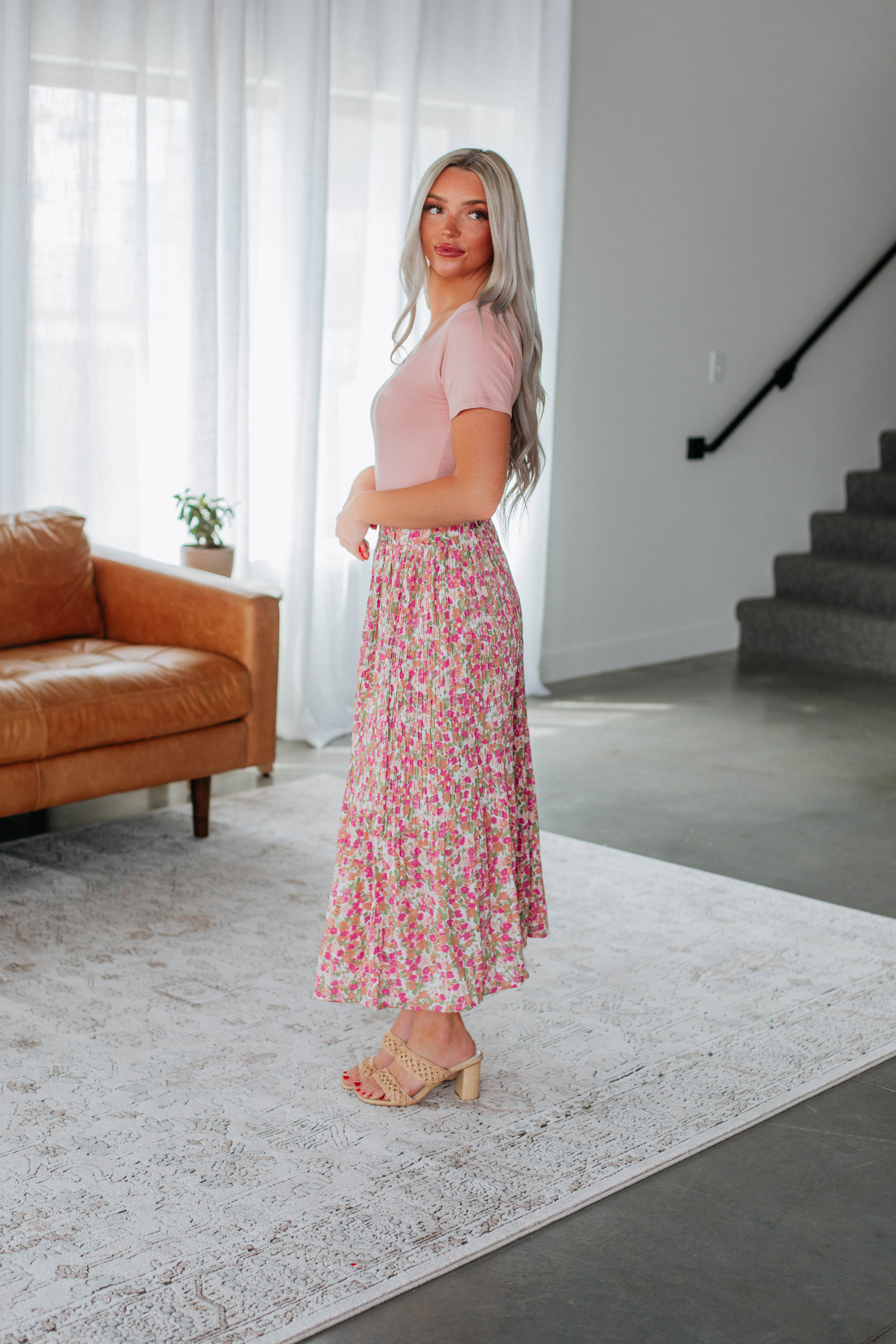 Stylish Addy Floral Skirt in Orchid Print - Perfect for Spring Outfits, Summer Dresses & Casual Occasions