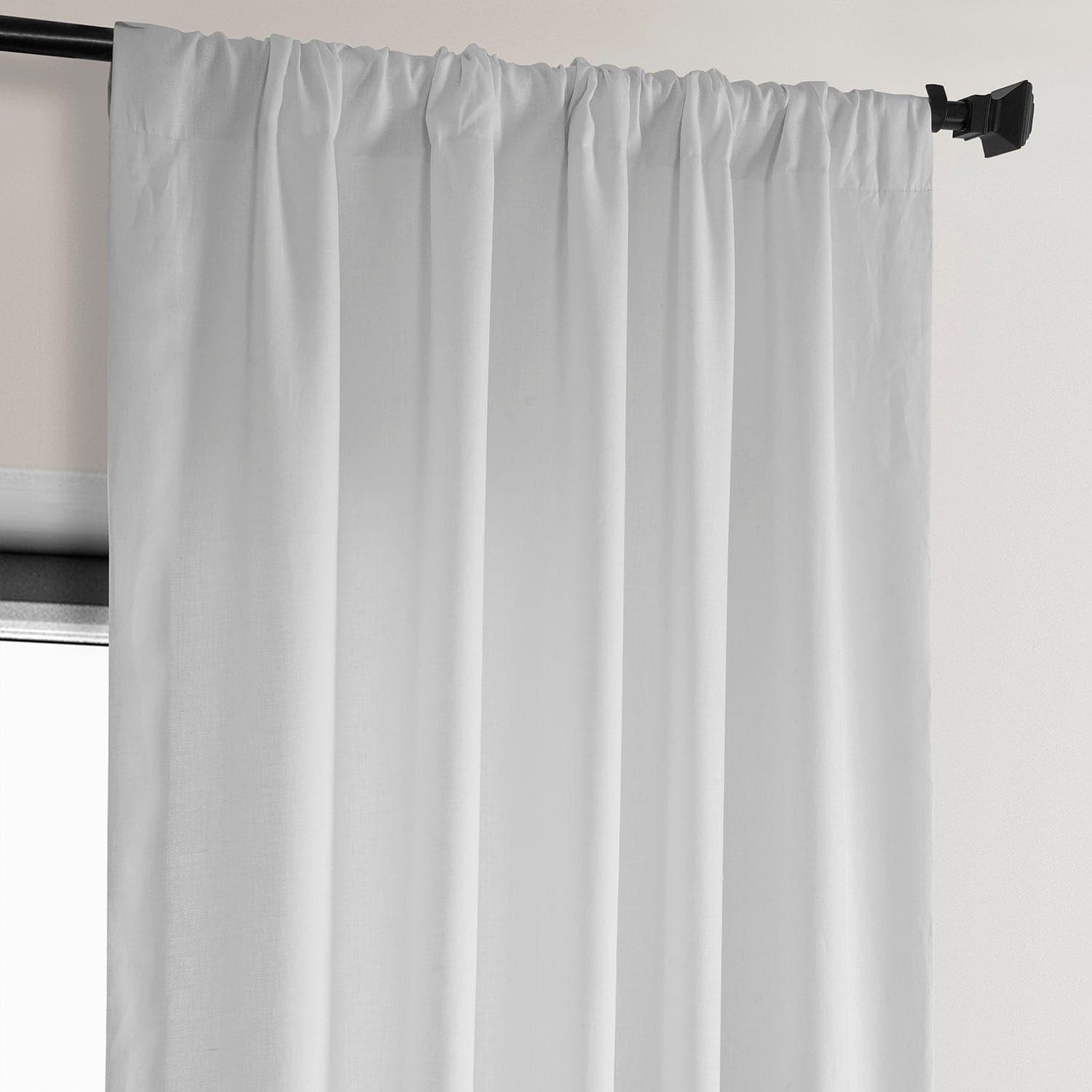 Bright White Euro Linen Blackout Curtains for Bedroom & Living Room - Thermal Insulated Window Drapes for Light Blocking & Privacy
