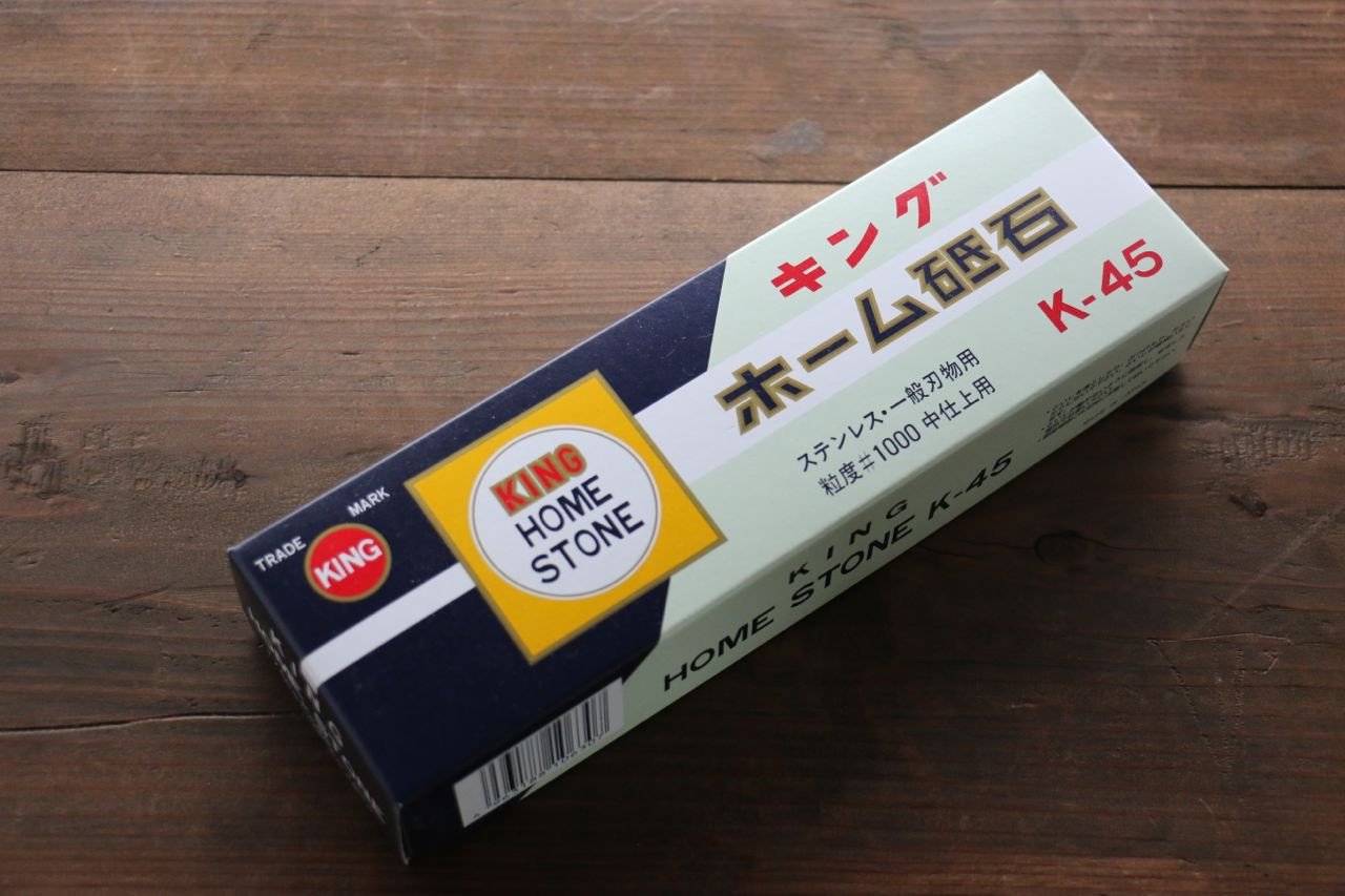 Premium 1000 Grit King Sharpening Stone with Non-Slip Plastic Base - Ideal for Kitchen Knives, Hunting Tools & Woodworking Chisels - Professional Grade Sharpening Solution for Home & Workshop Use
