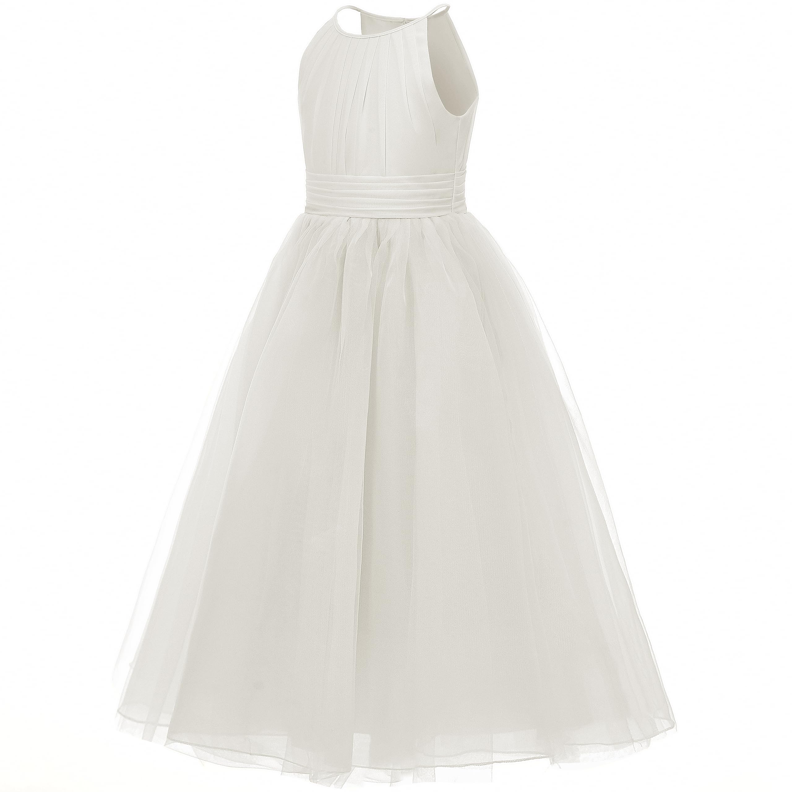 Elegant Flower Girl Dresses for Weddings & Pageants – Tulle Chiffon Ball Gowns for Kids | Perfect for Bridal Parties, First Communion & Special Occasions