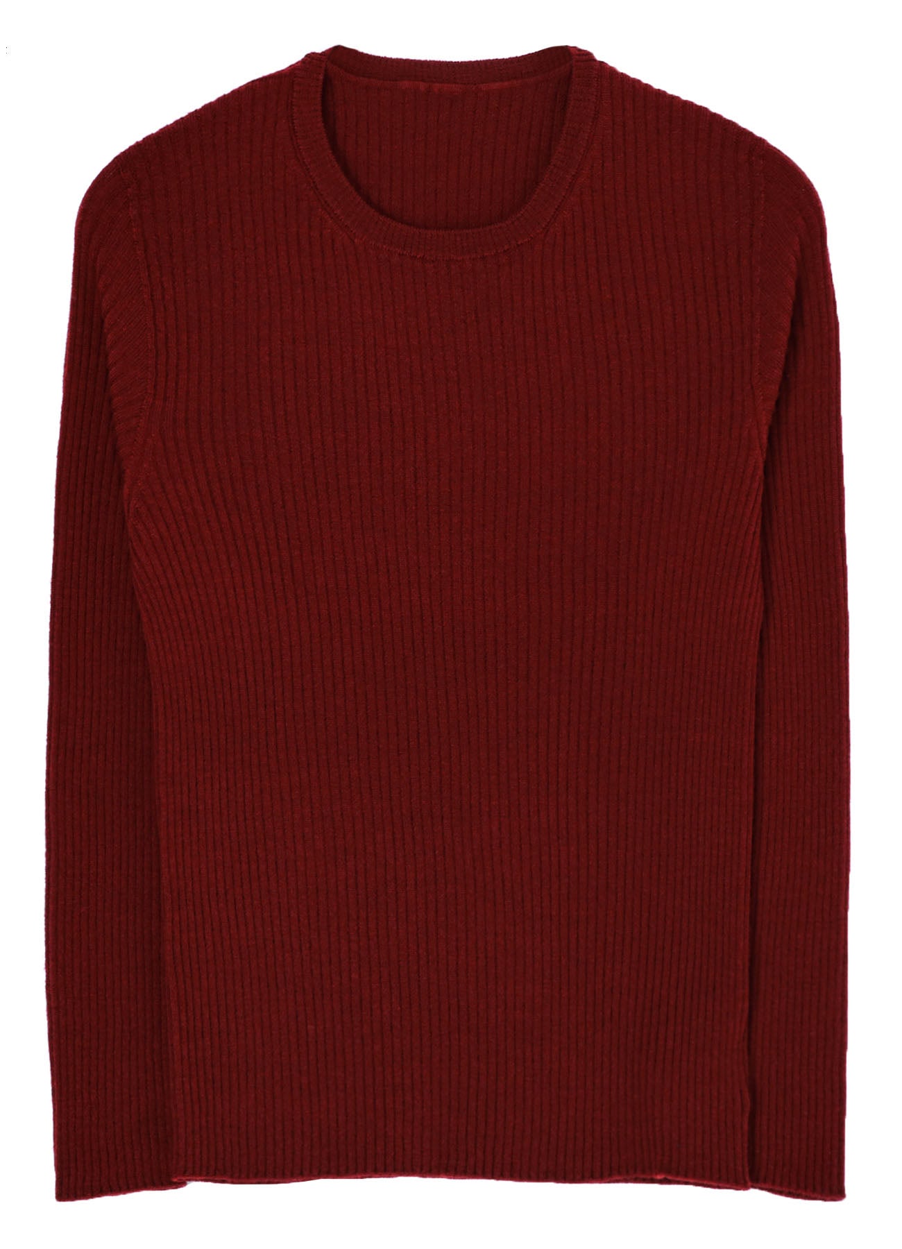 12G 3X3 Ribbed Round Neck Long Sleeve Pullover Sweater - Soft & Warm Winter Knitwear for Women & Men - Perfect for Casual Wear, Office, and Outdoor Activities