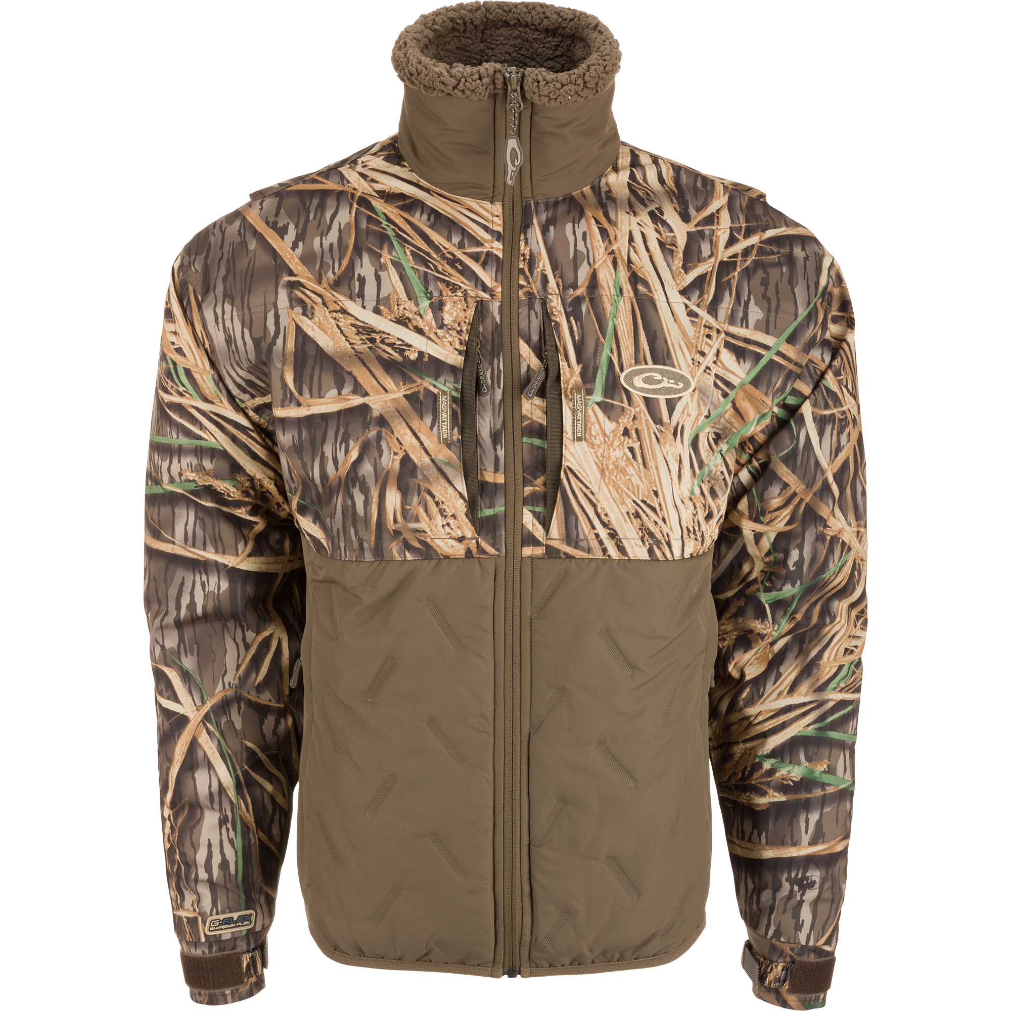 LST Guardian Flex Double Down Eqwader Full Zip Jacket - Waterproof & Windproof Outdoor Jacket for Hiking, Fishing & Camping