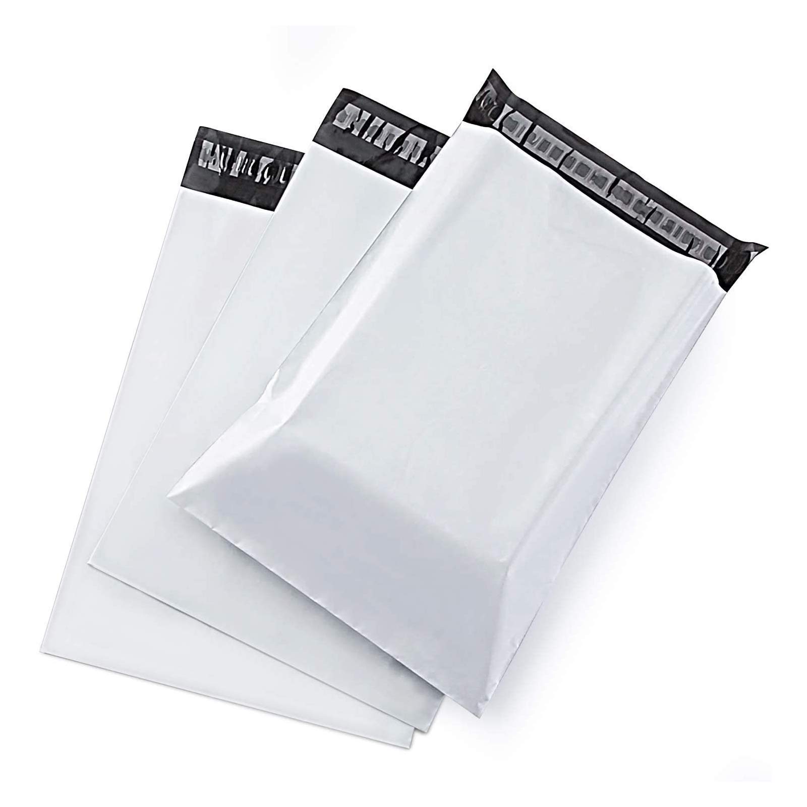 100 PCS 7.5 X 10.5 Inch White Poly Mailer Envelopes - 2.5 Mil Self Adhesive Waterproof Tear-Proof Shipping Bags for Ecommerce, Online Stores, Amazon FBA and USPS Mailing (#2)