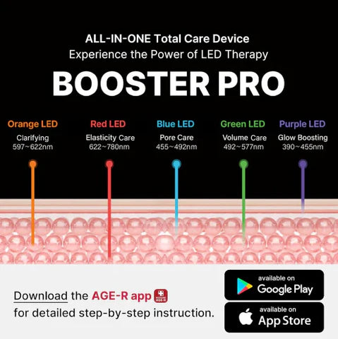 MEDICUBE AGE R Booster PRO EX - Anti-Aging Beauty Device for Wrinkle Reduction & Skin Rejuvenation | At-Home Facial Massager for Glowing Skin