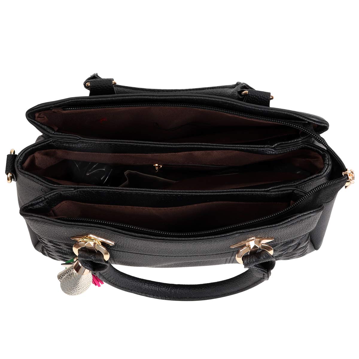 Poxas Women's Crossbody Bag with Top Handle - Stylish Shoulder Purse for Everyday Use, Work, and Travel | Includes Matching Wallet