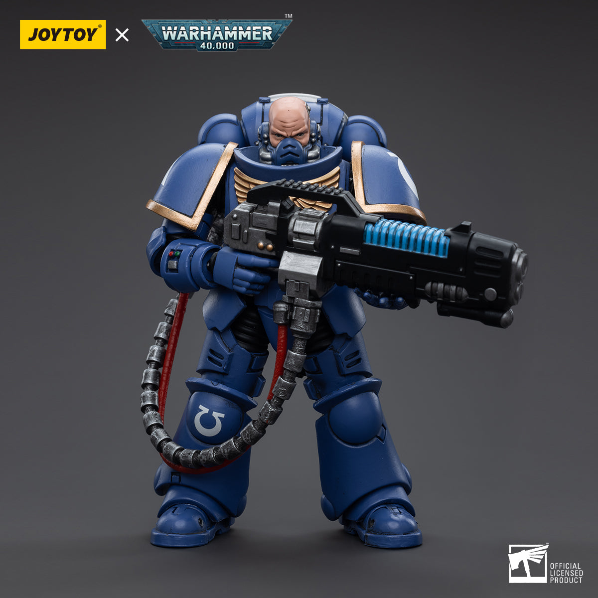 JOYTOY 1/18 Scale Warhammer 40K Ultramarines Hellblasters Action Figure Set (3-Pack) - Perfect for Tabletop Gaming, Collecting, and Warhammer 40K Battle Scenes