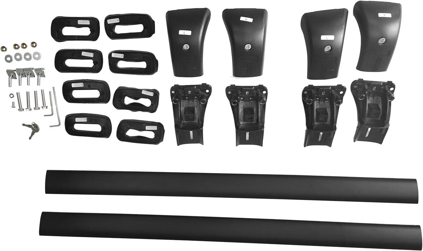 2014-2019 Toyota Highlander Aluminum Roof Rack Cross Bars - Heavy Duty Cargo Carrier for SUV - Perfect for Road Trips, Camping & Outdoor Adventures