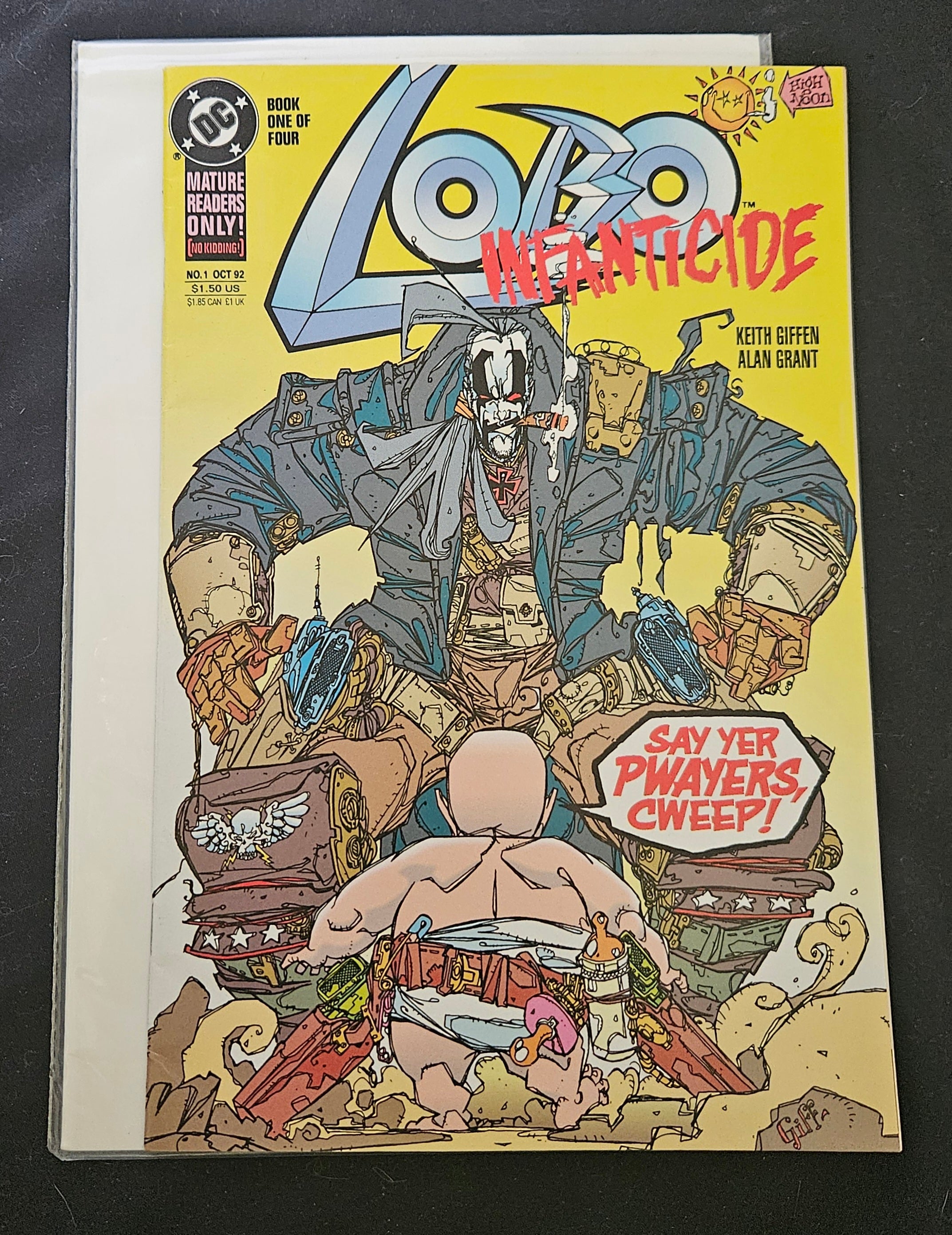 Lobo: Infanticide #1 - DC Comics 1992 Vintage Collectible - Perfect for Comic Book Fans & Collectors