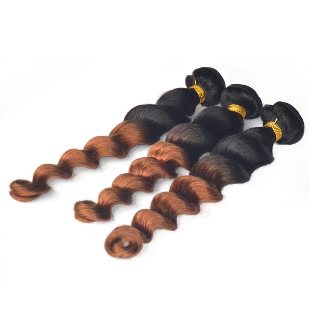 Loose Wave Peruvian Virgin Hair Weave Bundles 12