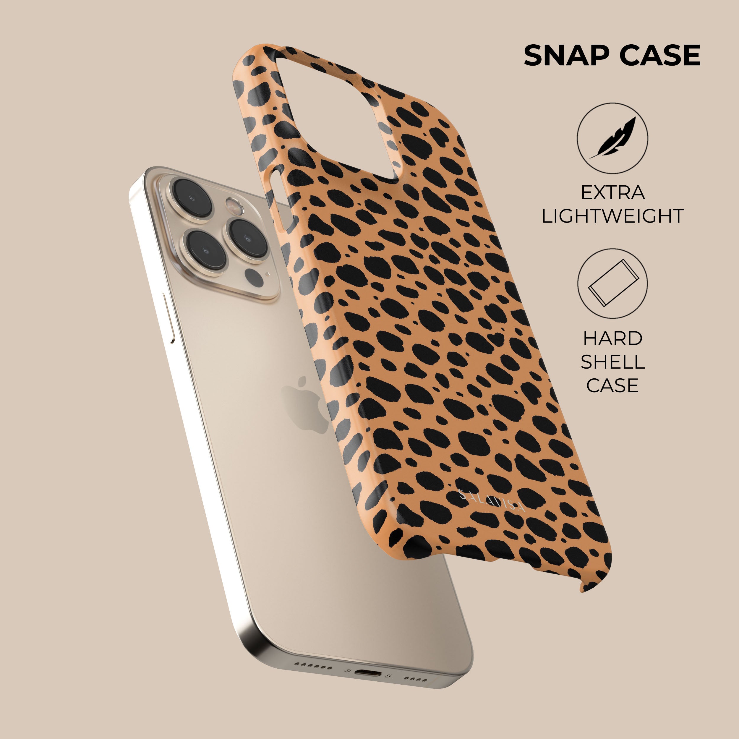 Premium Cheetah Print Phone Case - Slim Protective Cover for iPhone & Samsung - Perfect for Outdoor Adventures & Fashion Enthusiasts