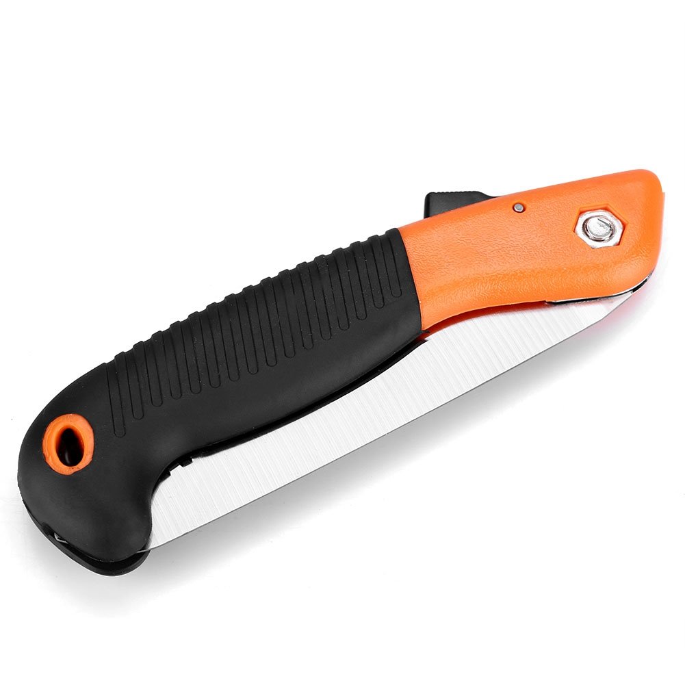 Portable Folding Saw for Wood Cutting - Compact Hand Saw with Hard Teeth for Camping, Hiking & Pruning | Ideal for Outdoor Activities, Woodworking & Garden Maintenance