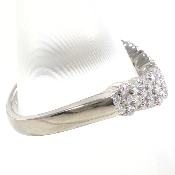 18K White Gold Pink Diamond Ring for Women - Elegant Engagement & Wedding Jewelry Gift - Perfect for Anniversaries, Proposals & Special Occasions
