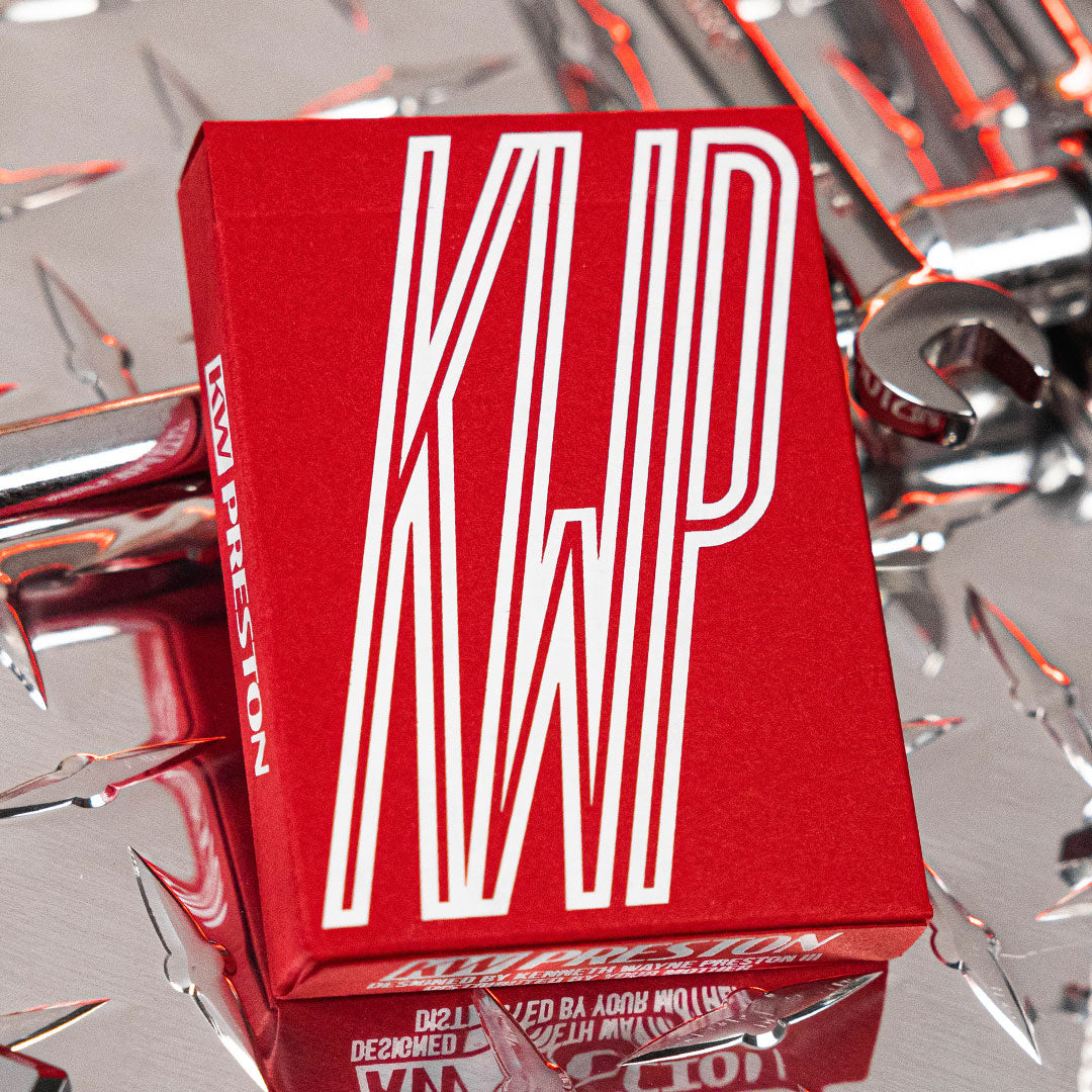 Premium KWPreston Big Red One Luxury Playing Cards - Elegant Design for Poker, Magic Tricks & Collectors | Perfect for Game Nights, Gifts & Cardistry