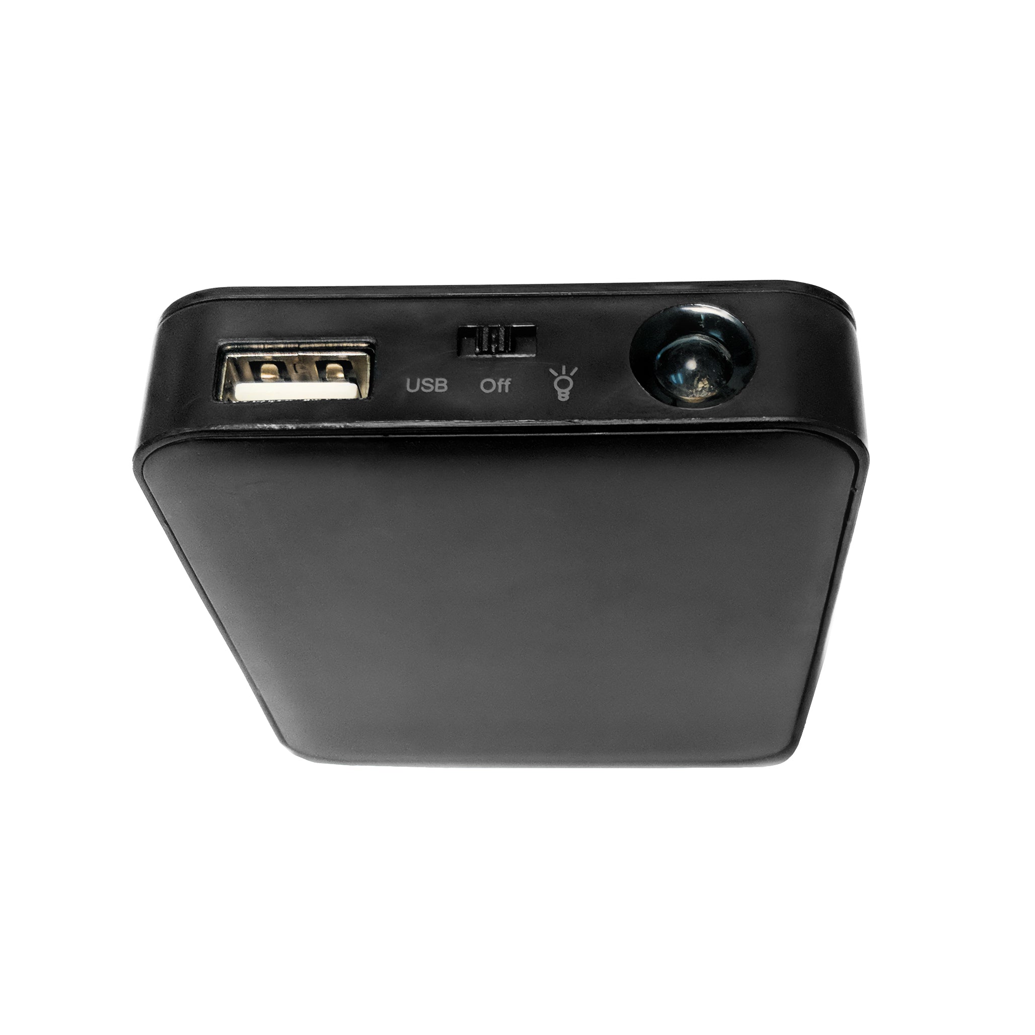 4-Slot USB AA Battery Charger & Portable Power Bank - Fast Charging for Rechargeable Batteries - Perfect for Travel, Camping, and Emergency Power Backup