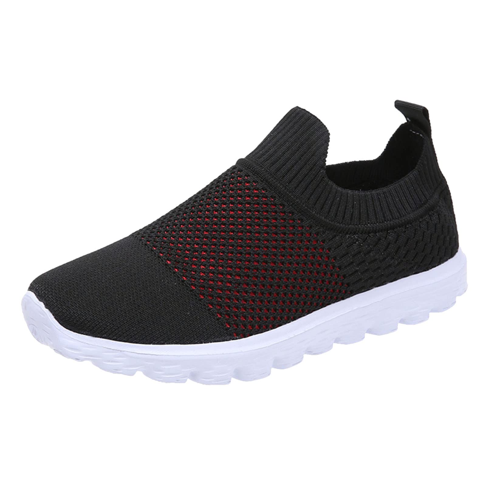 Women's Breathable Colorblock Mesh Casual Sneakers - Comfortable Flat Shoes for Walking, Running & Travel - Lightweight Water Shoes for Beach & Pool - Beige