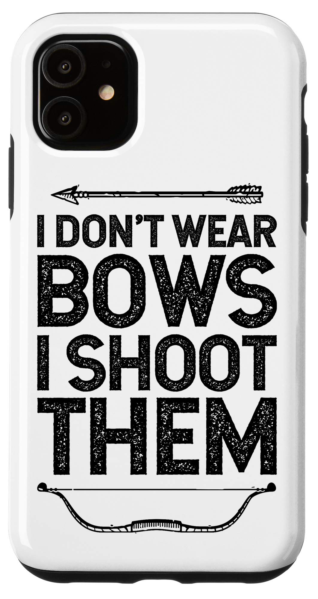 Funny Archery iPhone 11 Case - Perfect for Target Practice & Gifts