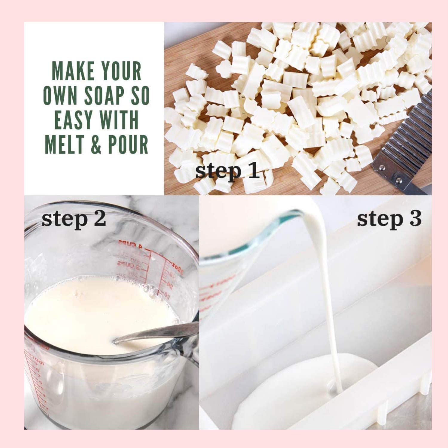 Natural Goats Milk Melt and Pour Soap Base - Moisturizing & Nourishing Skin Care for DIY Soap Making, 400g - Perfect for Handmade Gifts, Spa Treatments, and Sensitive Skin Care