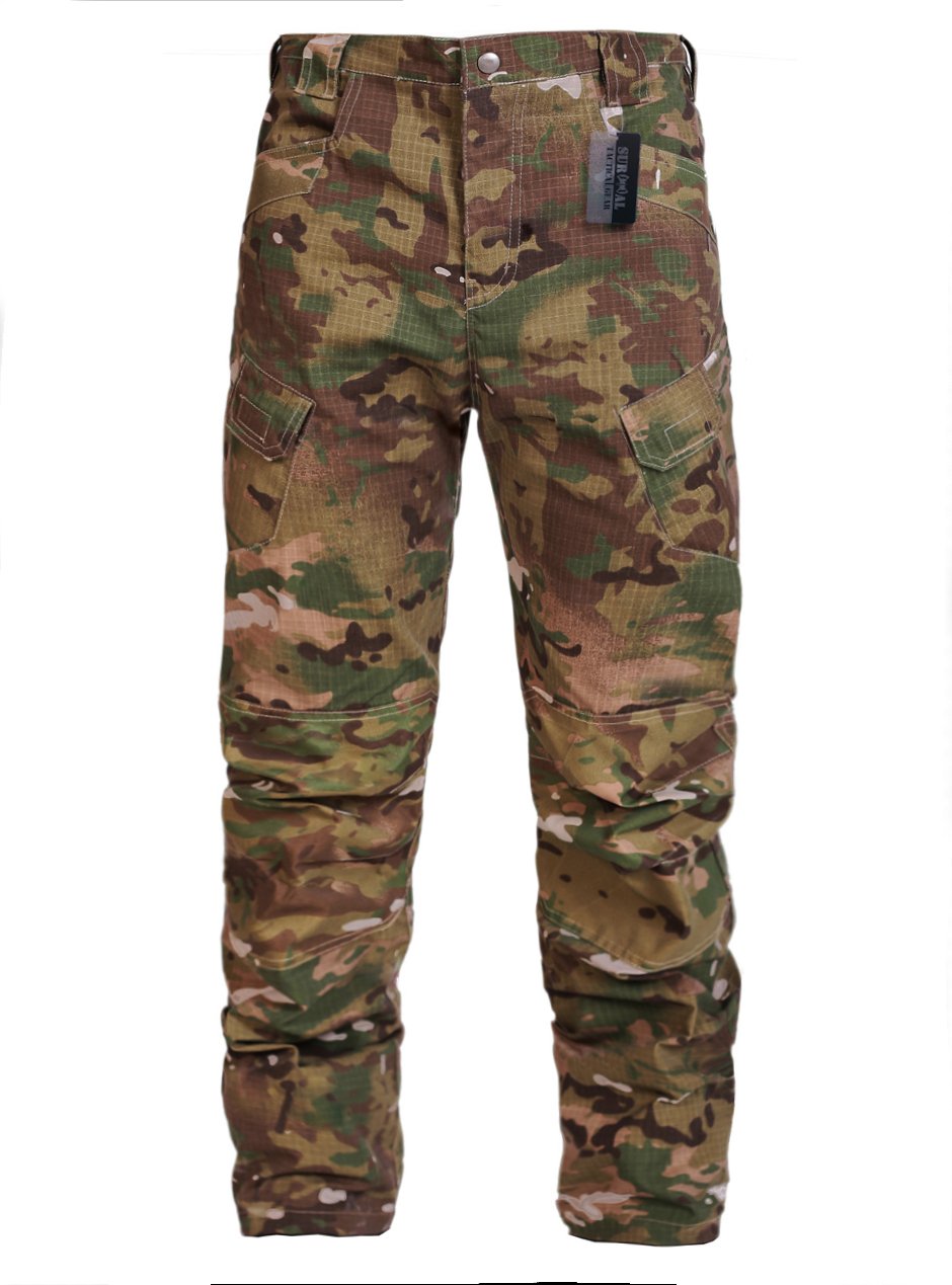 Tactical Camouflage Army Pants - Military Combat Trousers for Hunting, Paintball & Outdoor Activities | Durable Camo Pants for Men | Perfect for Airsoft, Hiking & Survival Gear