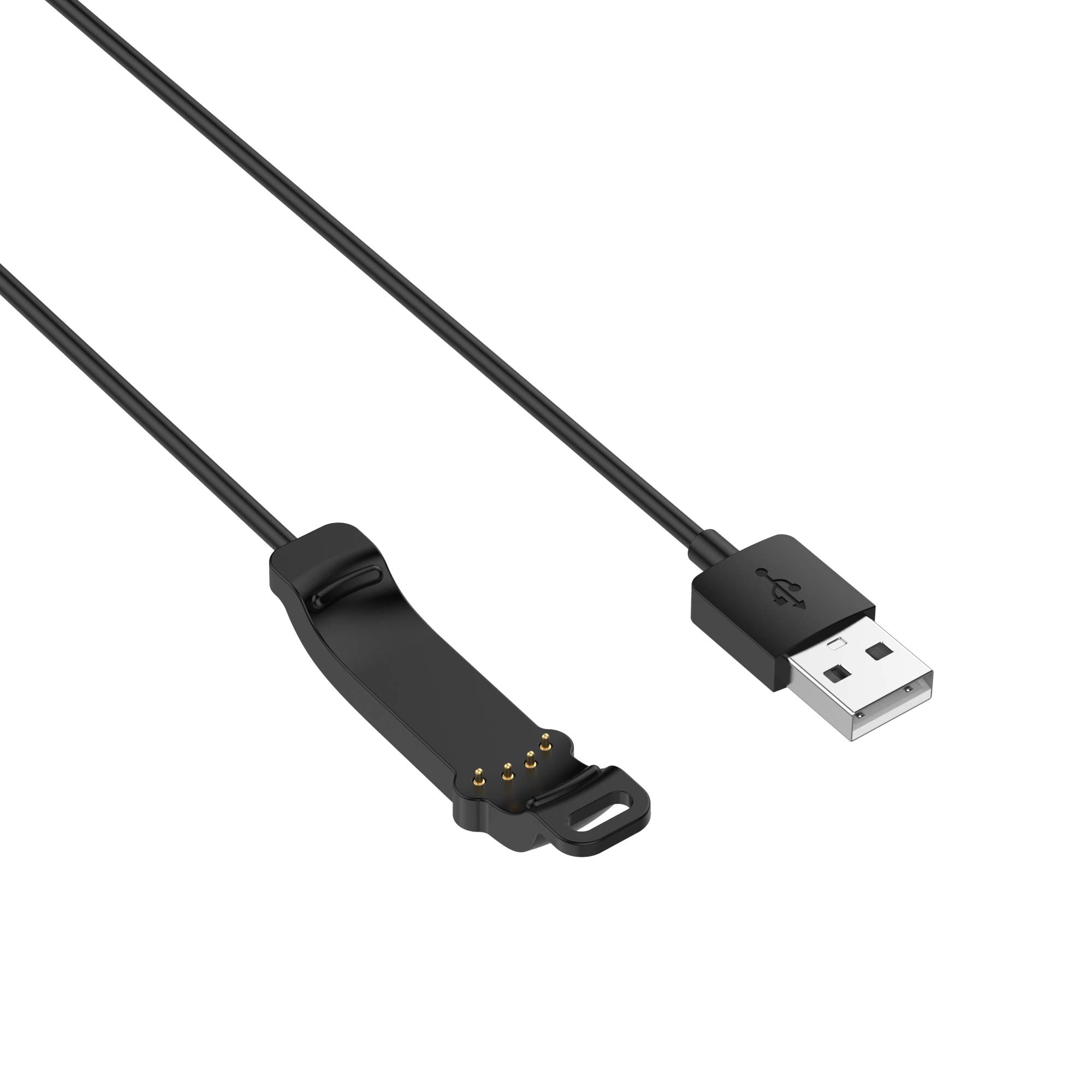 Original Polar Unite Charger - 3.3ft USB Charging Cable Compatible with Polar Unite Fitness Watch | Replacement Dock Adapter for Home, Gym & Travel Use (2-Pack, Black)