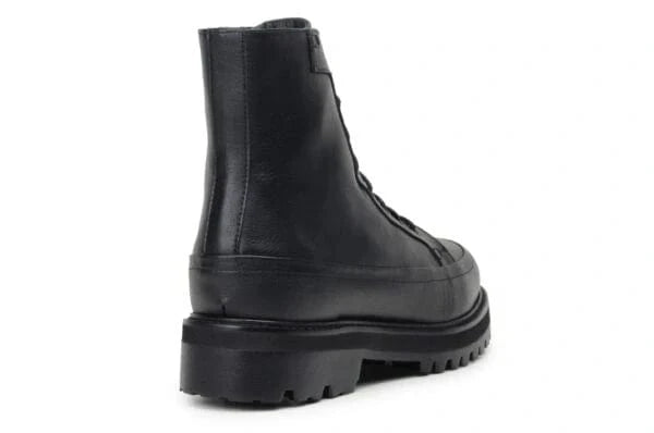 Ingmar Unisex Vegan Leather Lace Up Boots - Black | Comfortable & Stylish Vegan Boots for Men & Women | Perfect for Casual Wear, Outdoor Activities & Fashion Outfits