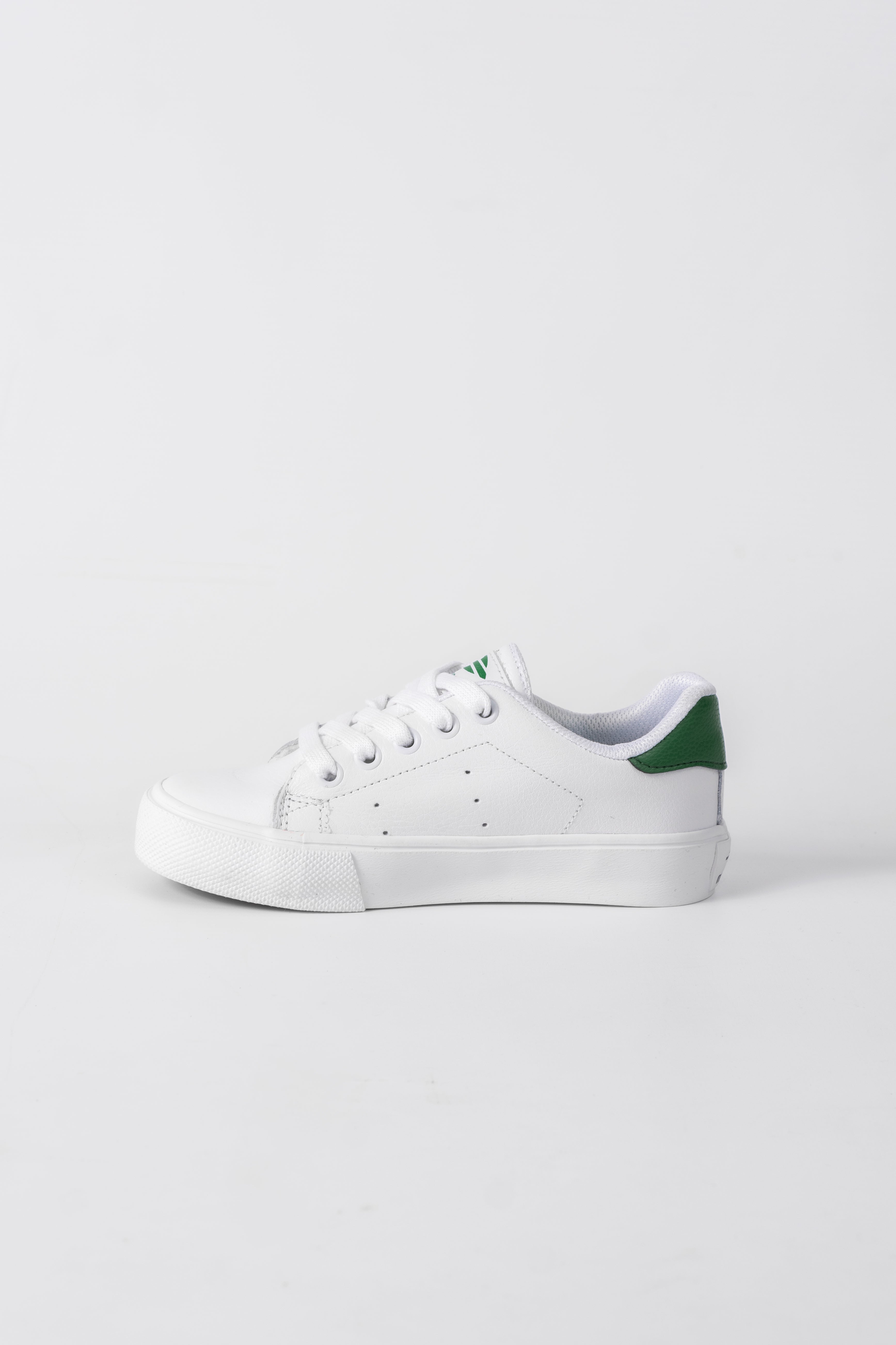 Mormaii Kids Fade White Sneakers - Lightweight Breathable Running Shoes for Boys & Girls - Perfect for School, Playground & Daily Activities