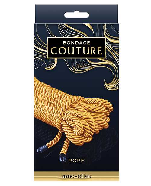 Premium Gold Bondage Rope for BDSM & Shibari - High-Quality Restraint Gear for Couples & Sensual Play