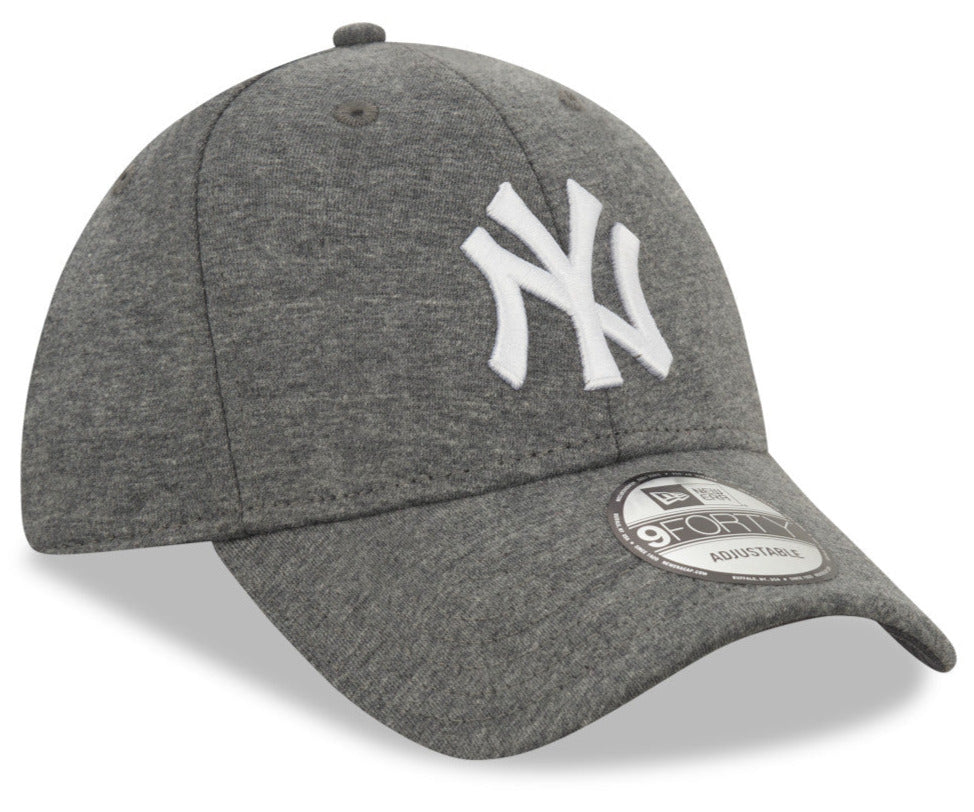 New York Yankees New Era 9Forty Adjustable Baseball Cap - Grey MLB Officially Licensed Hat for Men & Women - Perfect for Games, Streetwear & Sports Fan Gifts