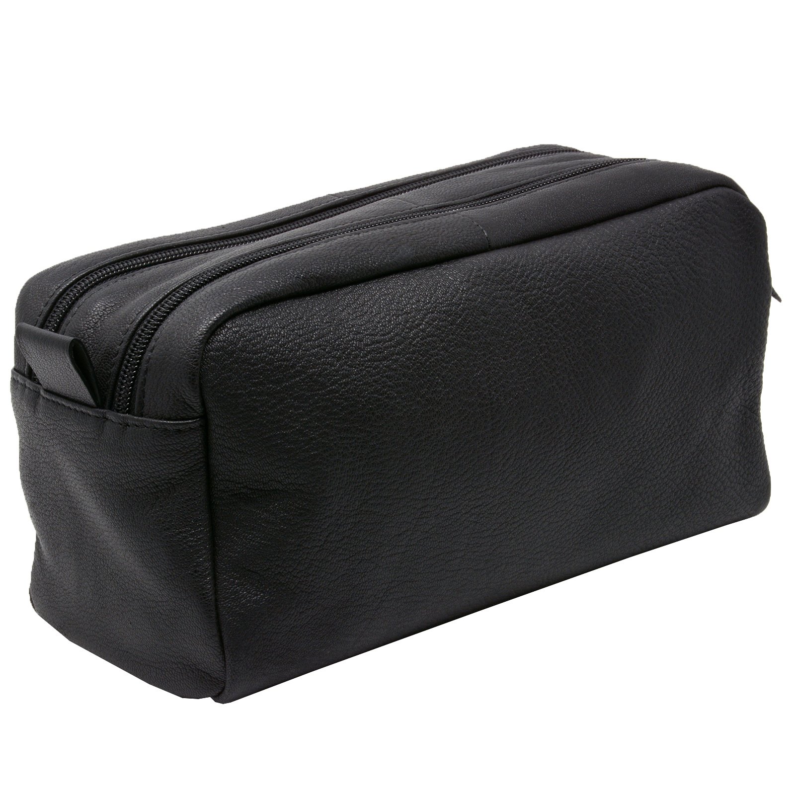 Premium Genuine Leather Toiletry Bag for Men - Alpine Swiss Sedona Travel Shaving Kit & Dopp Bag - Perfect for Business Trips, Gym, Camping & Weekend Getaways