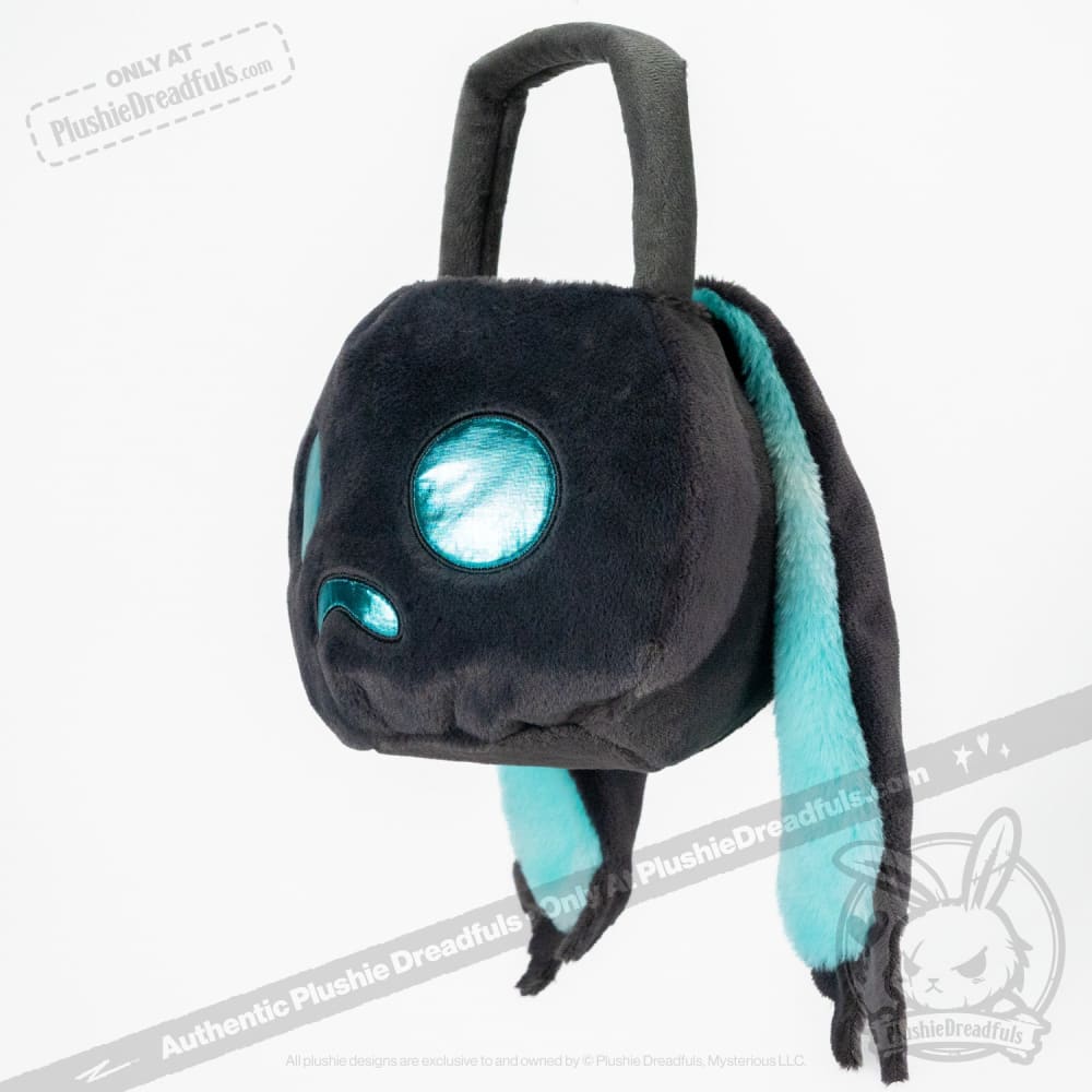 Plushie Dreadfuls Wraith Rabbit Head Bag - Soft Gothic Stuffed Animal Toy for Halloween Decor, Cosplay & Dark Aesthetic Collectors