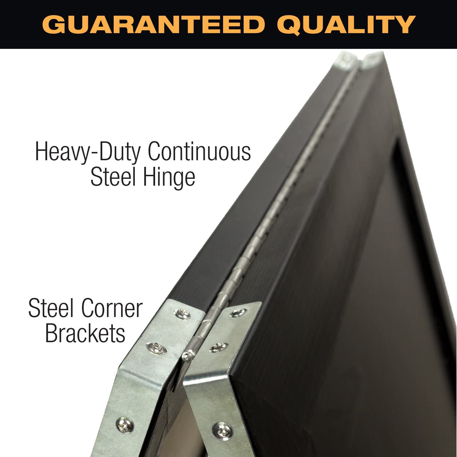 Excello Global Products 40x23 Inch Large Double-Sided A-Frame Sidewalk Chalkboard Sign - Heavy Duty Outdoor Advertising Board with 10 Chalk Markers, 40pc Stencil Set, Chalk & Eraser (Black) - Perfect for Restaurant Menu Signs, Retail Promotions & Street Advertising