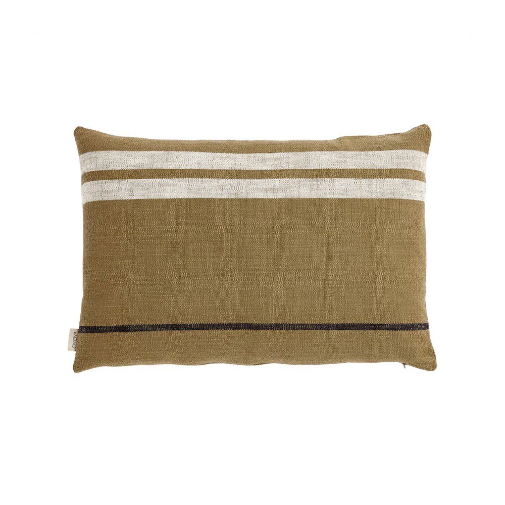 OYOY Soft Cushion Cover - Long 40x60cm Khaki Beige - Perfect for Sofa, Bed, Chair & Home Decor