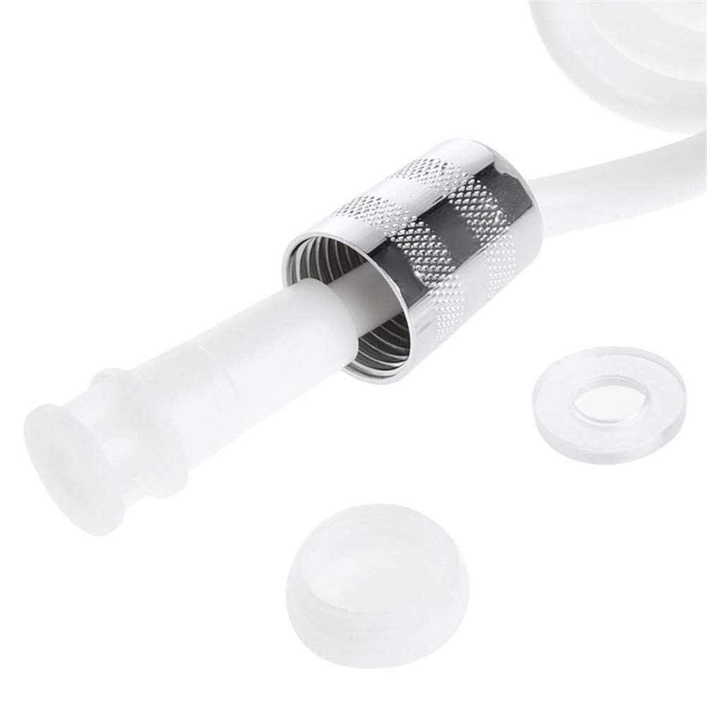 1.5m Flexible Spring Shower Hose Pipe - Stainless Steel Bathroom Sprayer for Shower, Bidet & Toilet (Perfect for Bathroom Renovation & Plumbing Upgrades)