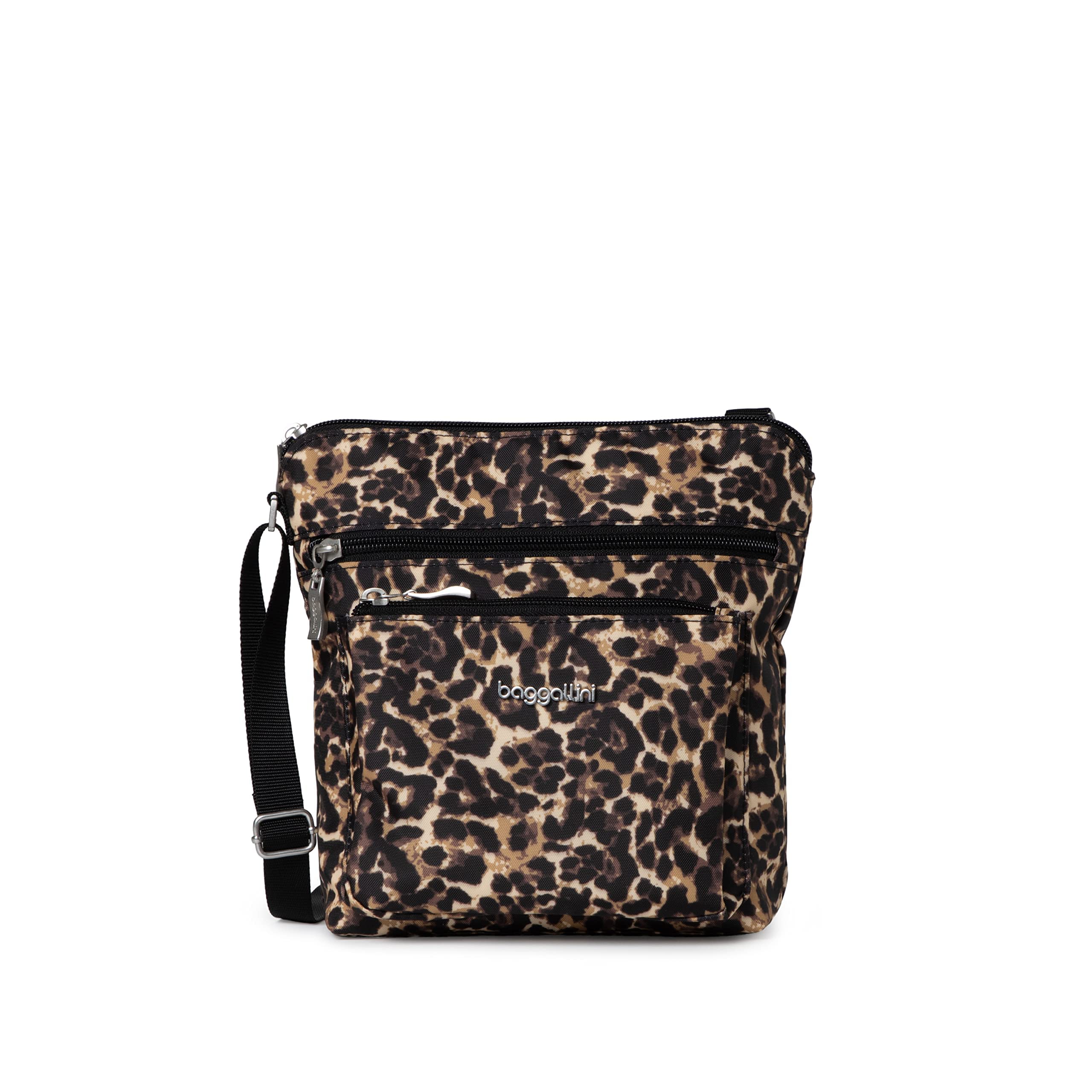 Baggallini RFID Blocking Crossbody Bag with Multiple Pockets - Secure Travel Purse for Women, Everyday Use & Vacation Essentials